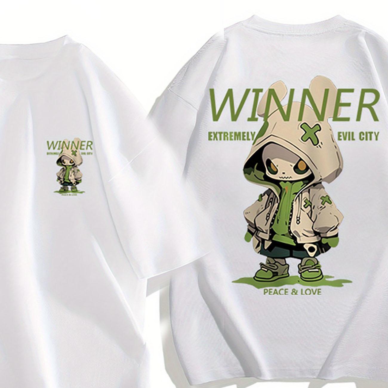 

Men s Rabbit Graphic Tee 100% Cotton Casual Short Sleeve Crew Neck Breathable Soft Men s Clothing for Everyday Casual Style 4XL