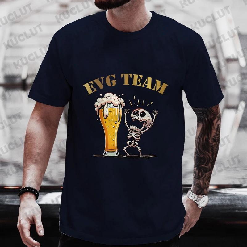 Boyfriend Evg Team Future Groom Man T Shirt Wedding Y2k Tops Fashion Beer Graphic Tshirt Single Farewell Bachelor Party Tees