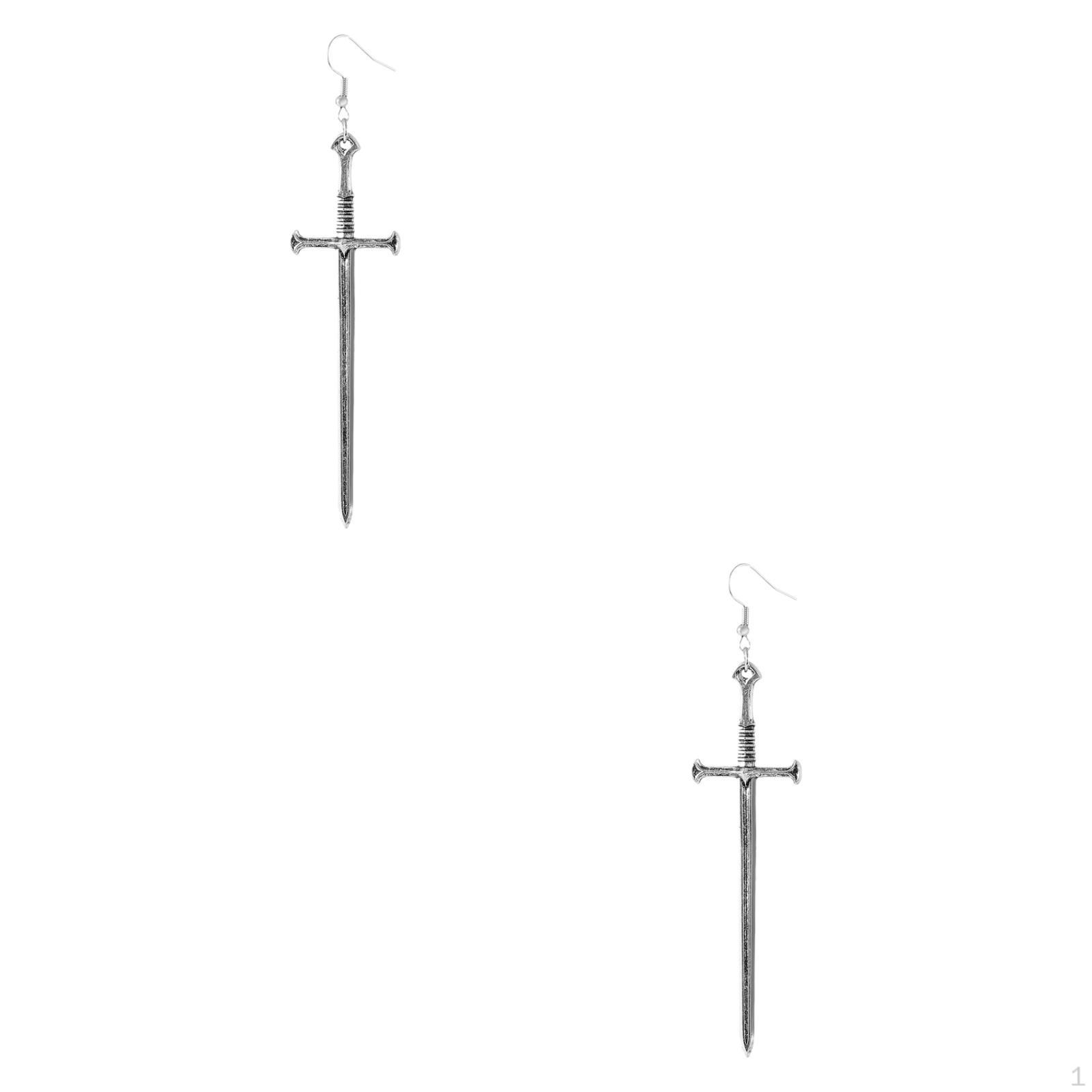 Серьги-мечи Украшения Креативный темперамент Женские висячие серебряный