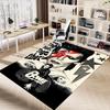 David Bowie Poster Carpet For Playroom Bedroom Living Room Sofa Home Decorkids Game Area Rug Nonslip Floor Mat