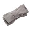 Baby Girl Headband Breathable Turban Bow Knot Hairband Pure Color Hair Accessories Comfort Skin Friendly Lovely Headwrap  Light Grey