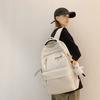 Schoolbag backpack men's 1011 new versatile large-capacity college backpack girls simple junior high school high school bag