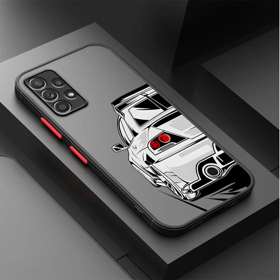 Cartoon Cool Car Phone Cover Case for Samsung Galaxy A35 A54 A14 A23 A34 A36 A52S A72 A17 A52 A16 A15 A56 A55 A53 A73 A33
