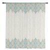 Cortinas transparentes bohemias retro étnicas verdes para decoración de dormitorio, sala de estar, cortina de ventana, cocina, tul, voile, organza