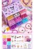 Kids' DIY Glazed Crystal Bead Bracelet & Necklace Craft Set