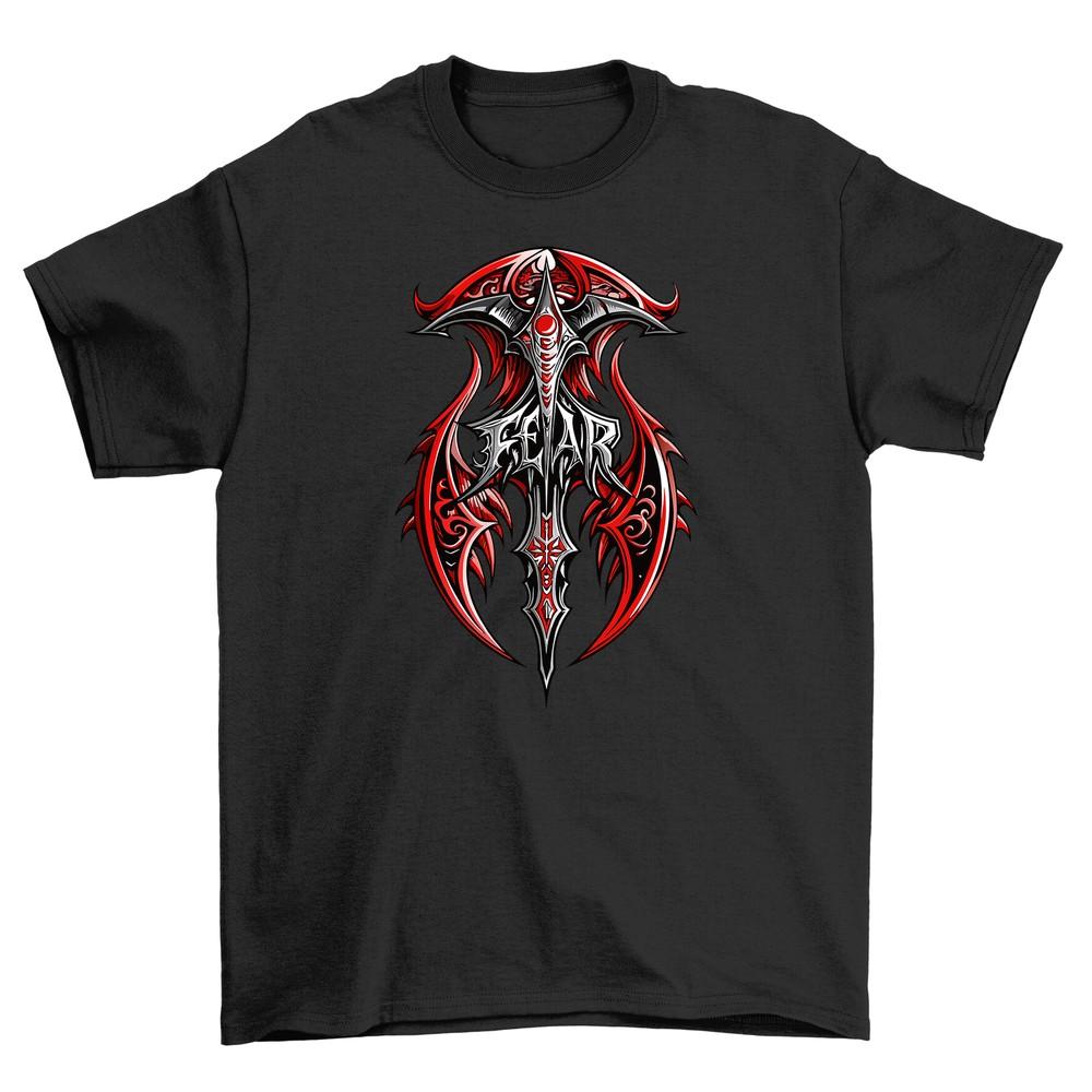 

Gothic_72 Dragon Cross tee- Mystical and Edgy! Unisex Printed Design, 100% Cotto S