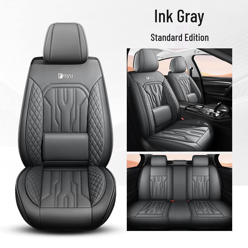 All-Season Leather Car Seat Cushions for Small Cars & SUVs