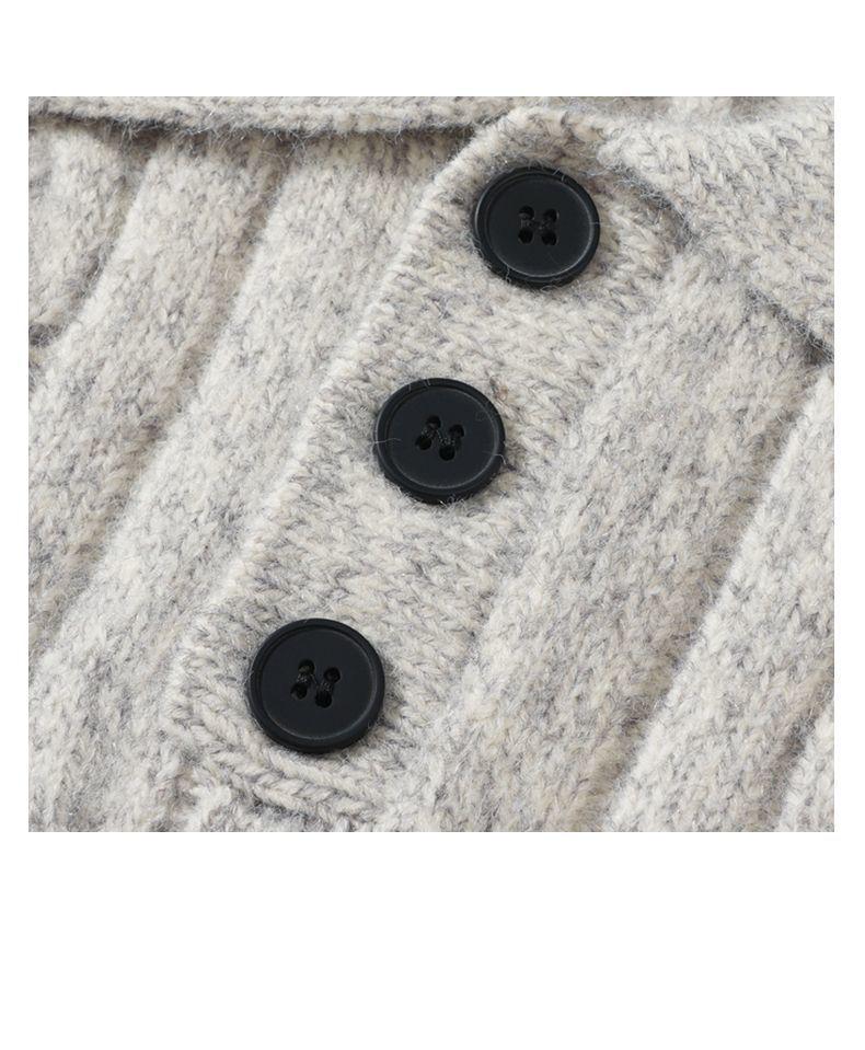 Mr. NR Men's Light Luxury Casual Polo Shirt - Solid Color, Fine Stripe, Brushed Knit Sweater