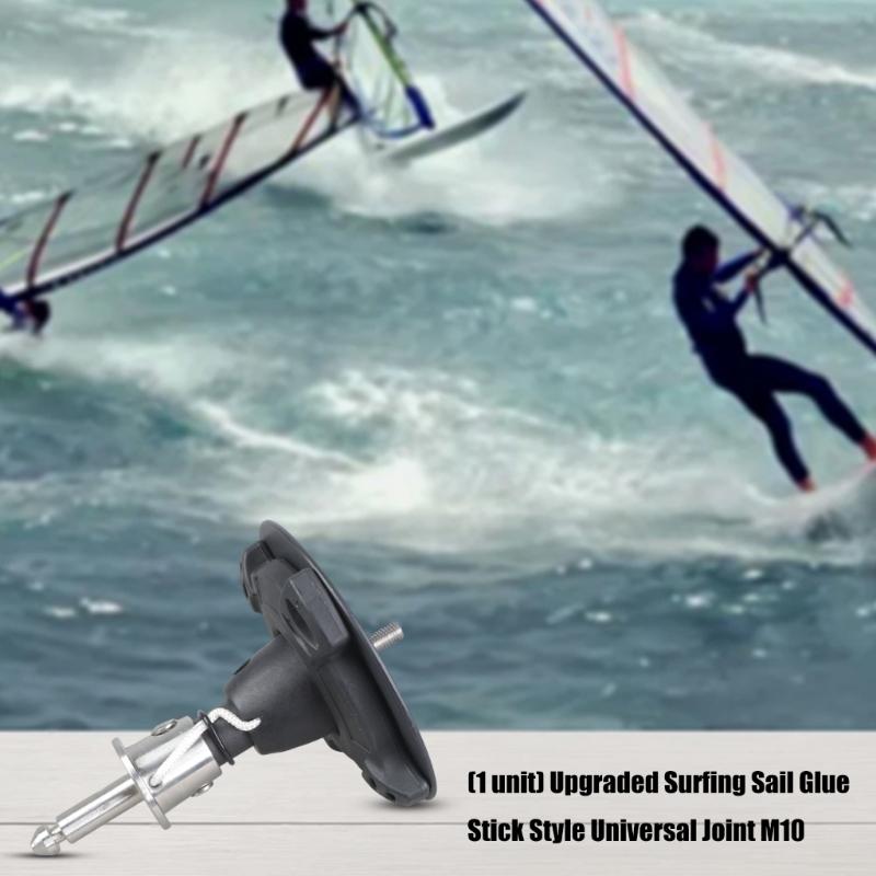 Windsurf Mast Base 360 degree Universal Strong Windsurfing Mast Base Surfing Tendon Joint Mast Foot Base Easy to Install