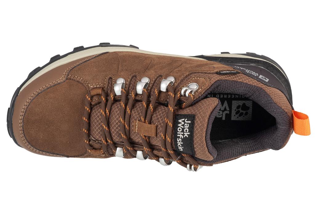Jack Wolfskin Refugio Texapore Low W, Womens Green Trekking Shoes