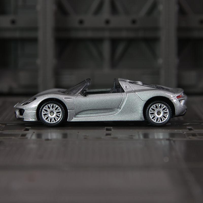 1: 61 Simulation Zinc Alloy Porsche 918 Spyder, Static Model, Metal Collectibles Gift Car