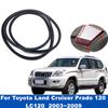 1PCS Sunroof Frame Weather Stripping For Toyota Land Cruiser Prado 120 LC120 2003~2009 Black Rubber Car Roof Seal