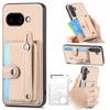 For Google Pixel 9a Case Carbon Fiber Texture Leather Phone Back Cover with Card Holder