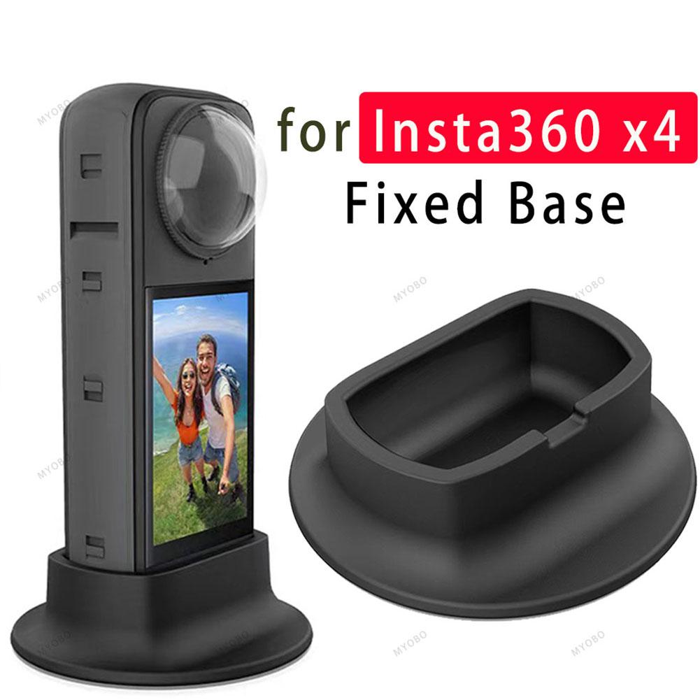 Anti-fogging Lens Guard Cap For Insta360 X4 Screen Protector Fixed Desktop Stand Base for Insta360 X4 Mount Camera Accessories