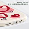 Slim Skin Feeling Cartoon Flowers Love Heart Soft Silicone PU Leather Cover Phone Case for iPhone Samsung Huawei Honor Xiaomi Redmi OPPO Realme Vivo