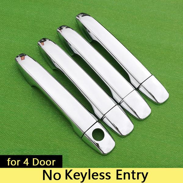 for Subaru XV 2012 - 2017 Luxurious Chrome Handle Cover Trim Set 2013 2014 2015 2016 No Rust Accessories Stickers Car Styling