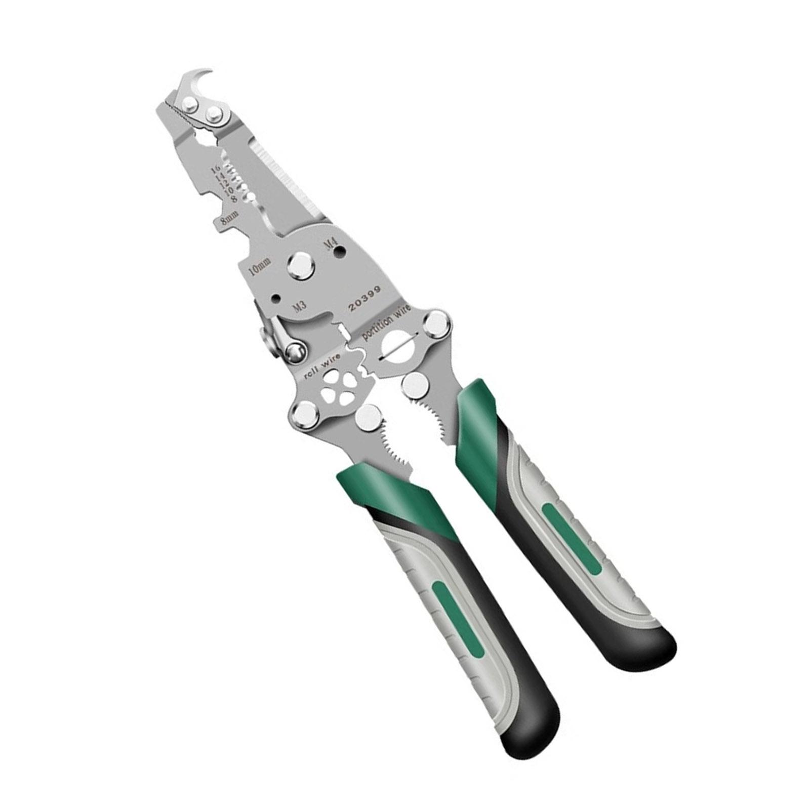 

Инструмент для снятия изоляции 16/18 в 1 Стриппер Резак Обжимной Инструмент Сверхмощный Электрический Стриппер для Проводов для Ландшафтной Электропроводки 3