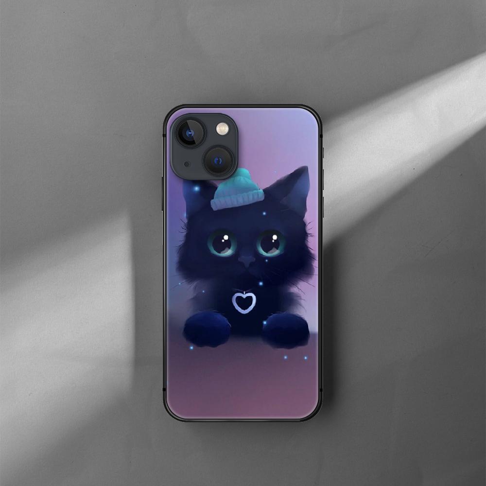 Słodki kociak etui na telefon iPhone Samsung Galaxy Redmi Xiaomi Oppo OnePlus Note S A 7 8 9 10 11 12 13 14 20 21 22 23 53 54 Pro Max Plus Ultra TPU Miękkie