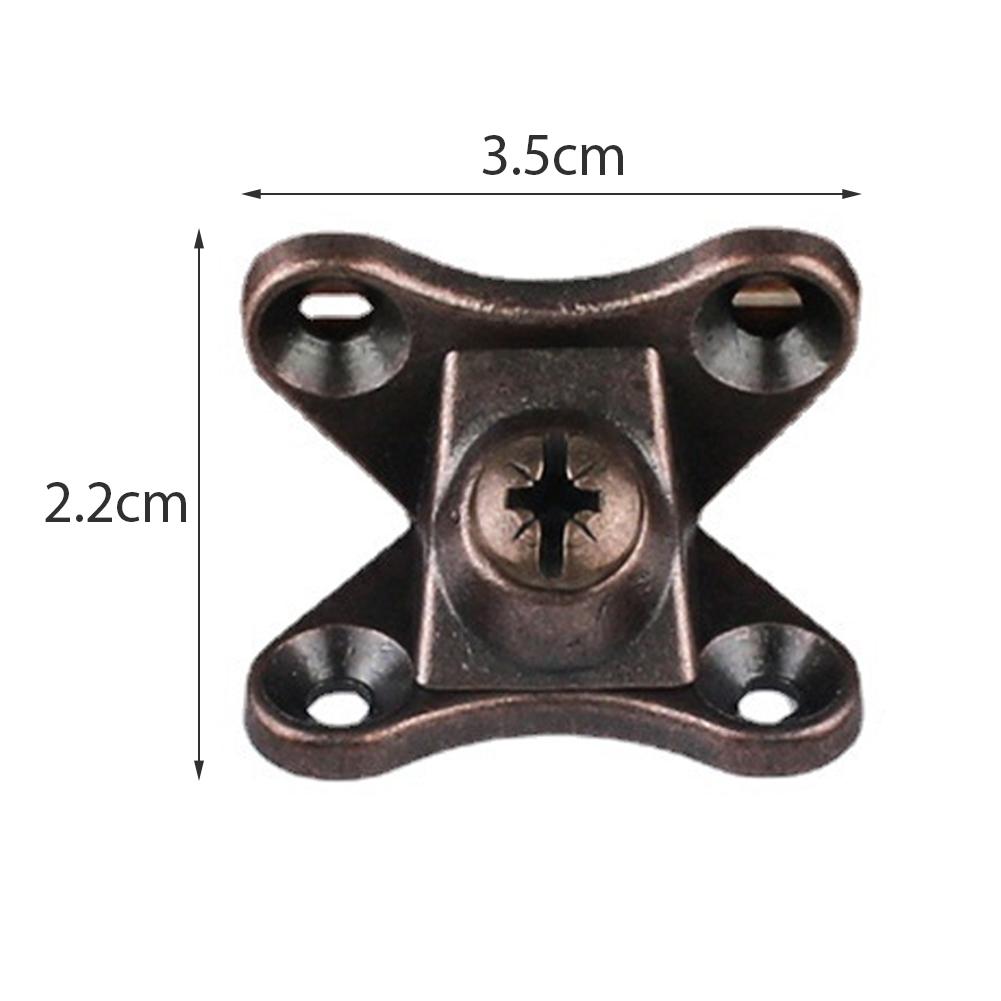 10pcs Zinc Alloy Corner Code Right Angle L-Shaped Support Connector With Screw Furniture Angle Bracket For Chairs Tables