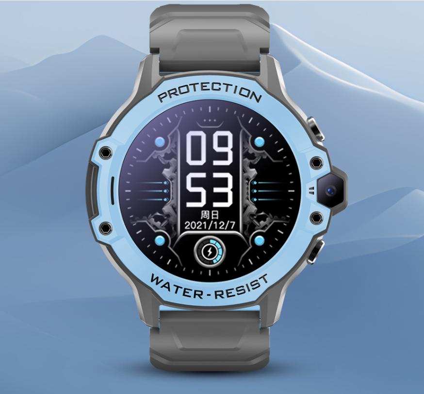 K55H Children Smartwatch Kids 4G Video Call Chat Smart Watches Student 1.28" Waterproof WIFI LBS Location Calculator Smart Watch