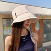 Wide-Brim Quick Drying Fisherman Hat Windproof Rope Foldable Sun Hat Sunshade Bucket Hat  Summer