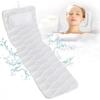 Full Body Bath Pillow, Bath Pillows for Tub with 13 Non-Slip Suction Cups, Spa Bathtub Pillow for Head Neck Shoulder