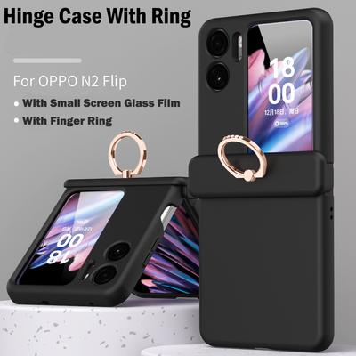 Hinge Protective Ring Funda For Oppo Find N2 Flip Case For Oppo Find N2 Flip 5g Hinge Case Protection Heavy Armor Full Cover