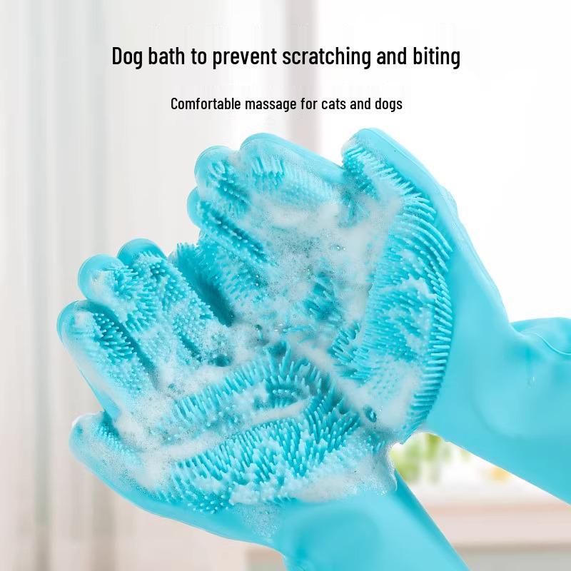 New Arrival: Anti-Scratch and Anti-Bite Pet Bathing Massage Gloves