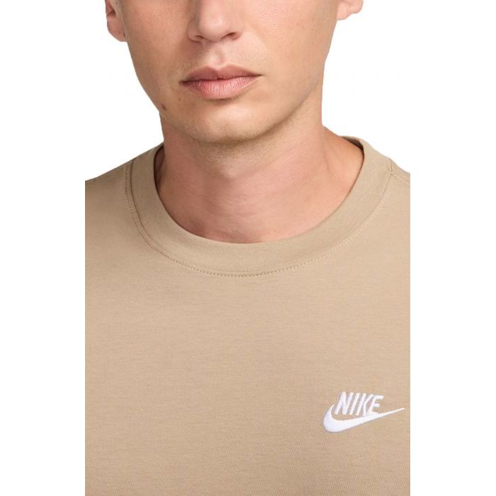 Nike Letter Logo Round Neck Pullover Short Sleeve T-Shirt Men T-Shirts Khaki AR4997-248