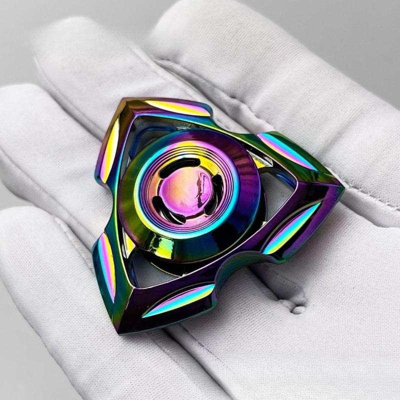 Metal Mini Hand Fidget Spinner Roller Fingertip Spinning Top Tip Gyro Edc Relieve Stress Relief Office Desk Toys Anti Anxiety