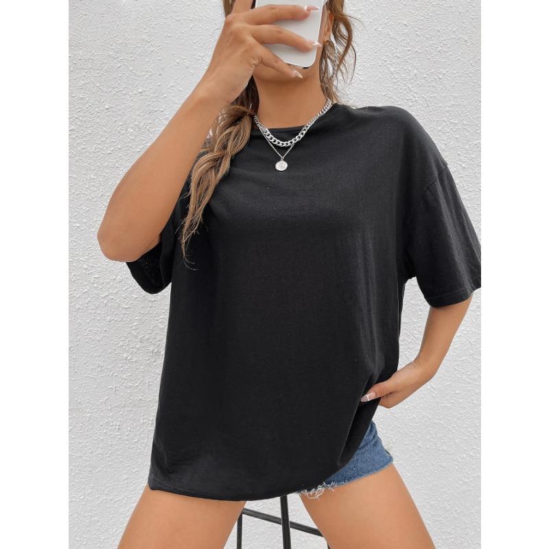 Women Tshirt Breathable Comfortable Short Sleeve Fashion Cool Retro Tees Casual O-Neck Clothes New