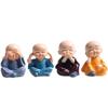 Best-Selling Resin Monk Car Ornaments & Flower Pot Decor - Creative Zen-Themed Gifts