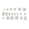 20pcs Watch Case Press Die Kit Watch Case Back Nylon Fitting Dies Set Professional Watch Repair Tool for Watchmakers