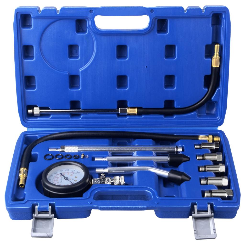 DAYUAN Gasoline Engine Compression Gauge 300 PSI Engine Compression Pressure Gauge Pressure Measuring Instrument for Cars and Motorcycles Compression