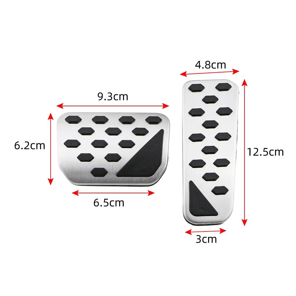 Car Pedals for Jeep Grand Cherokee L WL LHD 2025-2025 Gas Brake Accelerator Pedal Cover Foot Rest Pedal Pad Interior Accessories