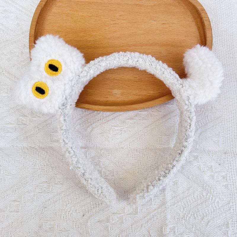 Cartoon Plush Headband: Cute Hair Accessory for Women & Kids, Perfect for Face Washing