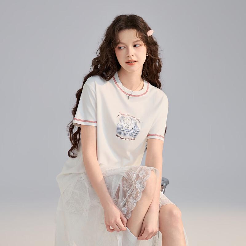 TonLion 2026 Women's Patterned Short-Sleeve T-Shirt