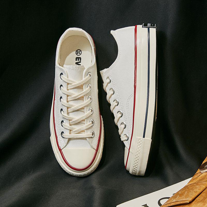 2024 Męskie Klasyczne Płócienne Trampki Niskie Casualowe Wulkanizowane Buty