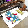 1pc Smurf Band Performance Carpet for Playroom Bedroom Living Room Sofa Home Decor,kids Game Area Rug Non-slip Floor Mat Y72399