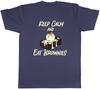 Keep Calm and Eat Brownies Mens TShirt Funny Chocolate Brownie Tee Gift