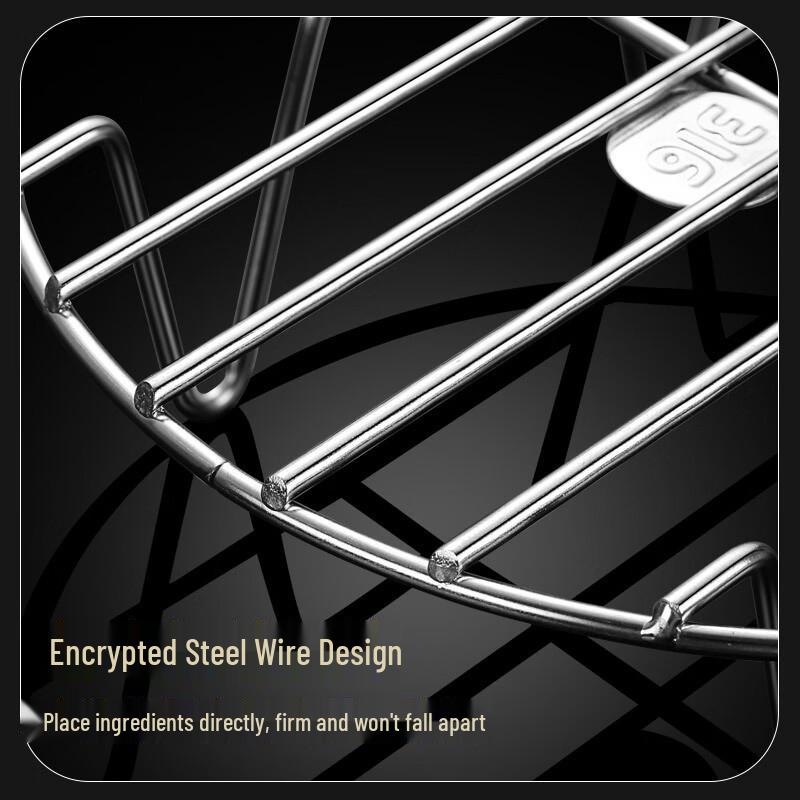 316 Stainless Steel Low Foot Steamer Rack
