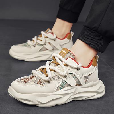 Trendy Herren-Sneaker, luxuriöse, klobige Freizeit-Sneaker für Männer, die die Körpergröße erhöhen, Papa-Schuhe, atmungsaktive Sportschuhe, Herren-Sneaker