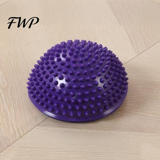 Kids Balance Ball Anti-Slip Thickened Base Hemispheric Massage Design Sensory Early Childhood Trainer Development Non-turning Preschool Activity Toy