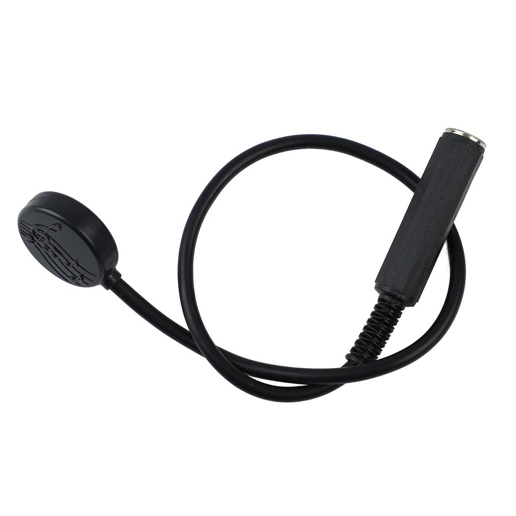 Akustisk gitar pickup Svart Universell Tregitar Kontaktmikrofon Pickup for strengeinstrument