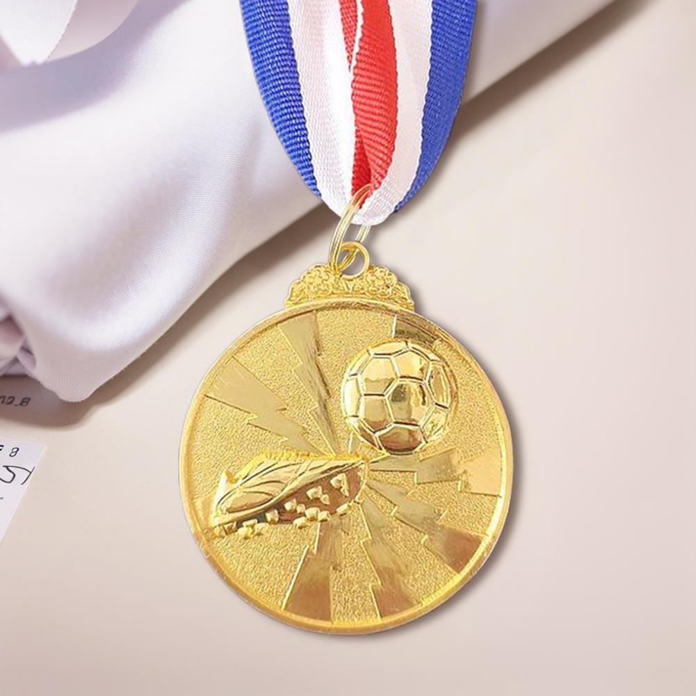 Soccer Medals Gold Silver Bronze Award Medals Metal Winner Medals Zinc Alloy Football Medals for Sports Competitions Celebration