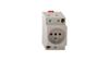 Modular Socket 2P+Z 16A 250V with Shutters for Rail Z-SD230-BS 266876