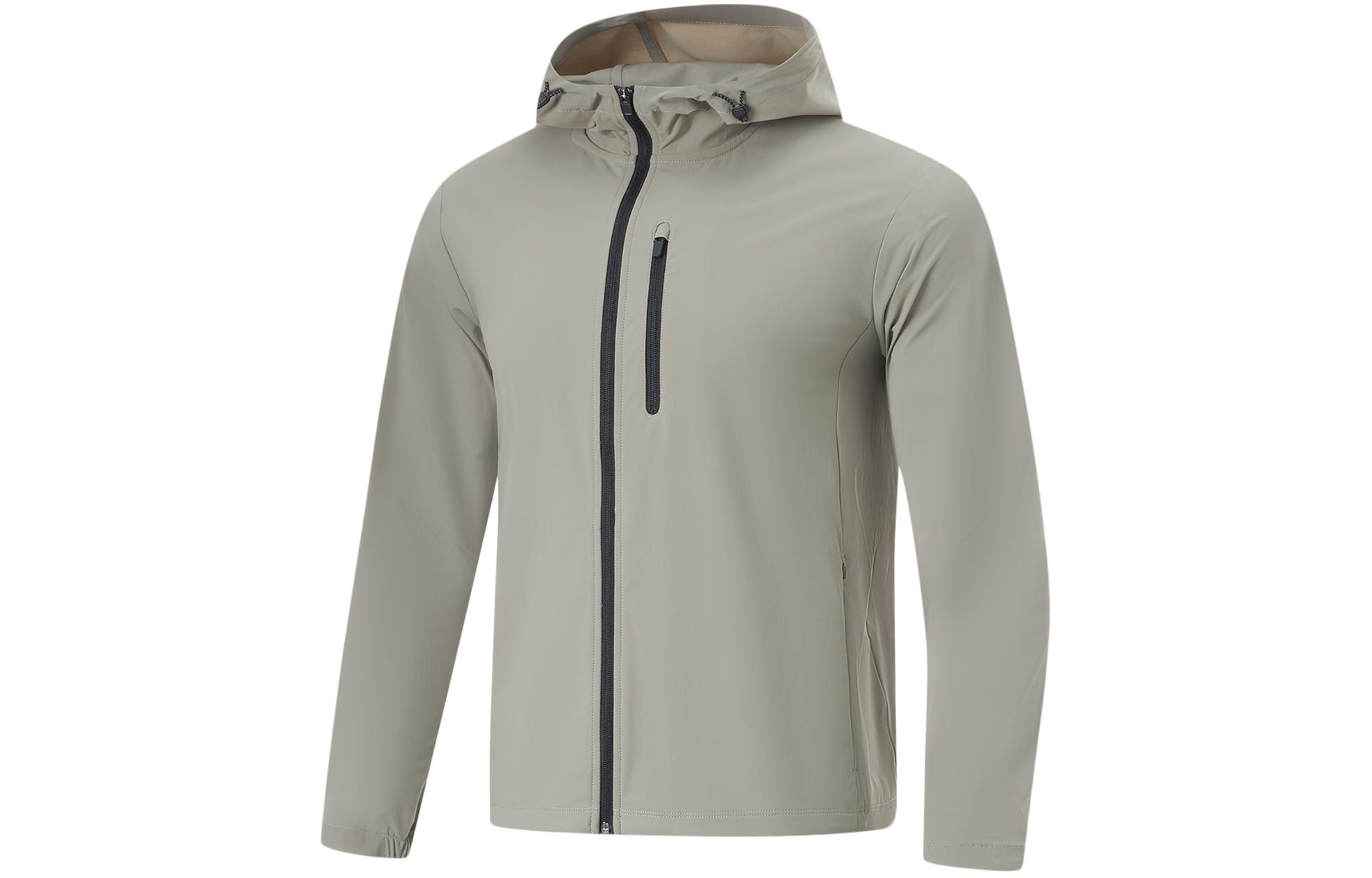 Li Ning Smoothie UV Protection Sun Protection Clothing Men s Wander Gray AWDU823-1 L