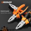 Green Forest 8-Inch Multi-Function Wire Cutters & Pliers – Industrial-Grade Hand Tool for Electricians