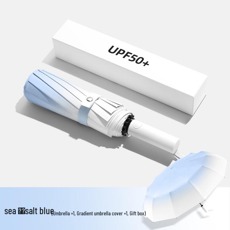 Premium Women's Automatic Folding Umbrella – Rain or Shine, Sunscreen, UV Protection, Parasol for Men