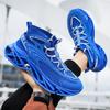 Herrenschuhe Sneaker Mesh Atmungsaktiv Hochelastisch Weichsohlig Trendig Lässig Laufschuhe Stoßdämpfend Blade Sportschuhe Herren
